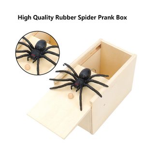 Juguetes de Exterior al por Mayor: Caja de Miedo con Araña Saltarina Divertida de Madera para Oficina y Amigos - Product Image 2