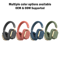 Casque audio à réduction de bruit, casque sans fil supra-auriculaire, 60 heures d'autonomie pour les voyages et le travail