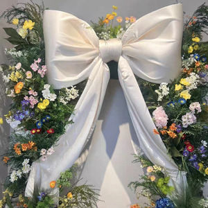 Super Large Giant Bow Romantic Luxury Wedding Party Birthday Celebration Decoration Photo Props Wall Decor Plastic - Product Image 3