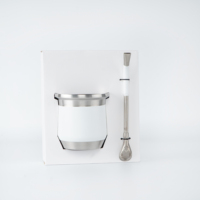 Ensemble de gourde Yerba Mate 8oz premium avec Bombilla