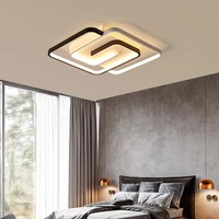 Lustre LED moderne, luminaire de plafond LED minimaliste de luxe pour salle à manger, chambre à coucher, luminaire de plafond en aluminium nordique pour salon
