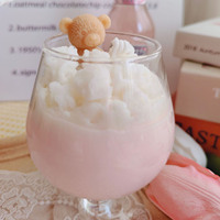 Bougie parfumée cocktail en forme d'ours en peluche personnalisée, bougie dessert en cire de soja à marque privée pour la vente en gros, parfum d'ambiance esthétique pour la maison