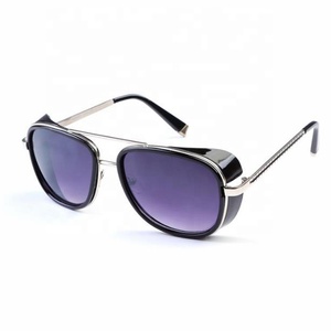 2019 Gafas de sol de diseñador UV400 Steampunk <span class=keywords><strong>Tony</strong></span> <span class=keywords><strong>Stark</strong></span> Mujer Vintage <span class=keywords><strong>Iron</strong></span> <span class=keywords><strong>Man</strong></span> 3 Gafas de sol - Product Image 4