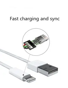 USB-кабель для передачи данных для iPhone и Apple, Lightning, зарядное устройство для телефона, зарядный кабель