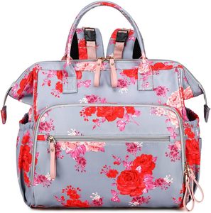 Muestra gratuita: Mochila pañalera multiusos, impermeable, ideal para viajes, unisex, con estuche para chupete para bebés - Product Image 1