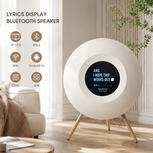 Altavoz Inteligente con Pantalla LCD de 19 Pulgadas, Sistema de Sonido WiFi de Doble Transmisión para Decoración del Hogar - Product Image 2