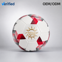 Ballon de football thermocollé taille 5 officiel, très vendu, avec logo personnalisé OEM ODM et emballage en boîte couleur pour matchs et entraînements quotidiens