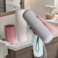 Gobelet de voyage pour brosse à dents – Étui portable pour le voyage et le camping – Protège et range votre brosse à dents – Articles de bain et de toilette
