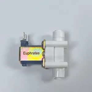 Katup Solenoid pemurni air, koneksi cepat 24V 1/4 untuk sistem Filter air listrik untuk rumah