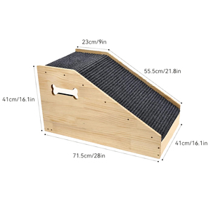 <span class=keywords><strong>Escaleras</strong></span> Plegables de Madera Maciza para Perros, Ahorro de Espacio, Escalones Ajustables, Rampa Plegable para Mascotas, Rampas de Madera para Camas y Sofás - Product Image 2