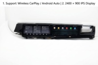 Lecteur DVD de voiture à double écran de 24,6 pouces pour Macan 2012-2017 PCM4.0, CarPlay sans fil, Android Auto, navigation GPS, lecteur multimédia