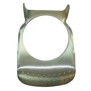 Piezas mecánicas de aluminio cromado con revestimiento de polvo de prensado de estampado de chapa de precisión de diseño Solidworks