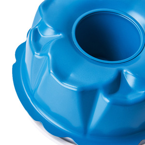 Blue Round Hollow Chiffon Cake Mold Non Stick Solid Bottom Baking Pan For Cakes Mousses Pizzas - Product Image 3