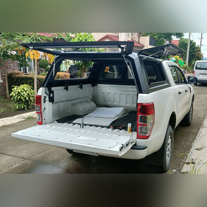 Capot de camionnette 4x4 étanche en alliage d'aluminium avec verrous, 3 fenêtres, pour <span class=keywords><strong>FORD</strong></span> <span class=keywords><strong>RANGER</strong></span> <span class=keywords><strong>RAPTOR</strong></span> T6 T7 T8, <span class=keywords><strong>hardtop</strong></span> UTE personnalisable - Product Image 3