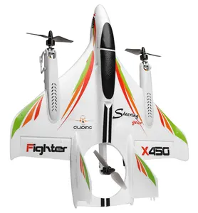 Wltoys XK X450 RC Máy Bay 2.4G 6CH 3D/6G Không Chổi Than R/C Tàu Lượn Cố Định Cánh RC Máy Bay Đồ Chơi