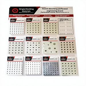 Plaque de plafond en plâtre perforé insonorisant et ignifuge <span class=keywords><strong>anti</strong></span>-moisissure pour la décoration intérieure des salles de conférence d'hôtel Qingtai - Product Image 2