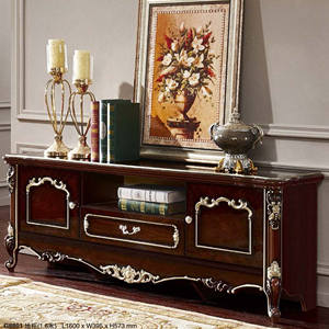 Châu Âu Sang Trọng Cổ Đồ Nội Thất Phòng Khách Bên Bảng Đặt Pháp Cổ Điển Khắc Gỗ Rắn Khung Giao Diện Điều Khiển Bảng Cho Trang Trí Nội Thất - Product Image 6