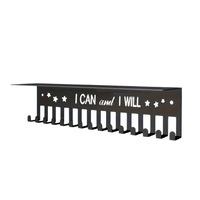 Présentoir Organisateur de Médailles Monobloc en Métal Non Pliable, Grande Capacité, Style Minimaliste Moderne, pour l'Exportation (Meilleure Vente)