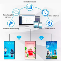 Monitor de Señalización Digital de 32 43 49 55 Pulgadas para Android, Kiosco Publicitario con Pantalla Wifi y Sistema de Control Inteligente