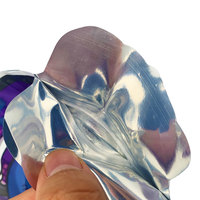 Sacs en Mylar découpés sur mesure, irréguliers, mats, holographiques, laser, professionnels, 3.5 7 14 28 g, avec boîte
