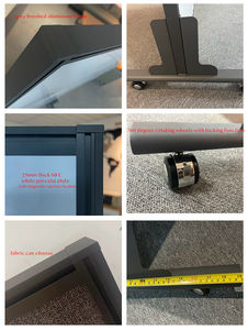 <span class=keywords><strong>Partition</strong></span> de tableau blanc d'écriture magique mobile double face de nouvelle conception pour le bureau - Product Image 6