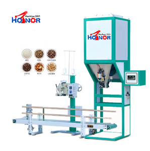 Báscula de Envasado Cuantitativo Semiautomática de 5-50 kg con Función de Pesaje, Llenado y Cosido para Empacar Materiales Granulares - Product Image 1