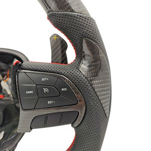 Volant LED en fibre de carbone personnalisé pour Dodge Charger Challenger Durango <span class=keywords><strong>SRT</strong></span> Hellcat Jeep Grand Cherokee <span class=keywords><strong>Trackhawk</strong></span> 2014-2024 - Product Image 4