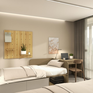 Suite personalizzata appartamento <span class=keywords><strong>due</strong></span> camere <span class=keywords><strong>da</strong></span> <span class=keywords><strong>letto</strong></span> e <span class=keywords><strong>due</strong></span> letti singoli Per <span class=keywords><strong>camera</strong></span> con armadio scarpiera armadio scrivania doccia - Product Image 3