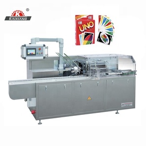 Automatic UNO Playing Cards Box Cartoning Machine Poker Card Small Box Packaging Machine