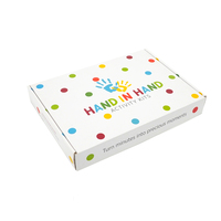 Caja de Cartón para Embalaje de Ropa Personalizada, Caja de Regalo de Cartón para Calcetines, Caja de Envío Reciclable, Caja de Regalo de Papel para Envíos