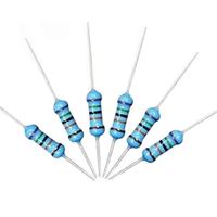 Resistencias de Potencia Longwei YAGEO 1/4W 3W, 10 OHM 1MOHM, Material de Película Metálica, Kit Surtido de 130 Valores para Circuitos Electrónicos