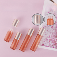 Bouteille Roll-on en Verre Coloré pour Parfum, Bouchon à Bille, 5ml/10ml, Bouteilles à Rouleau pour Huiles Essentielles, Sérigraphie pour Sérum de Soin de la Peau - Vente Chaude