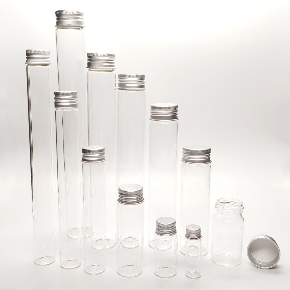 glass tube metal lid