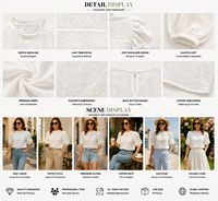 Chemisier blanc vintage en dentelle florale pour femme, à manches bouffantes, col montant, broderie ajourée, style estival décontracté et élégant, smocké, idéal pour le bureau, ODM