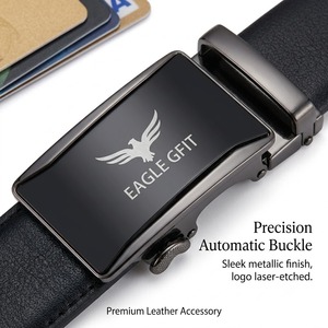 Luxury Unique Romantic Corporate Promotional Gift Set Custom Logo Printed Wallet And Belt Innovative Business Souvenir For Men - Product Image 5