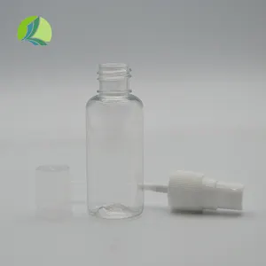 30ml 40ml Empty PET Plastic Spray Bottles With Pump Sprayer And Screen Printing Surface Handling