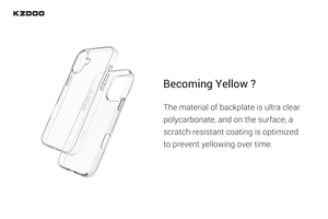 Kzdoo người giám hộ cho iPhone 16 Pro Max New TPU + PC pha lê rõ ràng điện thoại trường hợp IP16 cộng với 15 14 13 12 11 sốc-proof điện thoại trường hợp - Product Image 3