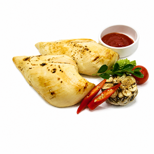 อกไก่ย่างฮาลาลแช่แข็งพร้อมรับประทาน รสชาติแบบย่างถ่าน โปรตีนสูง เหมาะสำหรับคีโตไดเอท อาหารสำเร็จรูป ปริมาณมาก - Product Image 1
