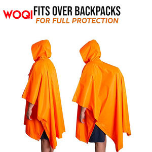 WOQI три в одном уличный плащ с капюшоном, уличный плотный плащ с клейкой пряжкой, аварийный плащ для кемпинга - Product Image 3