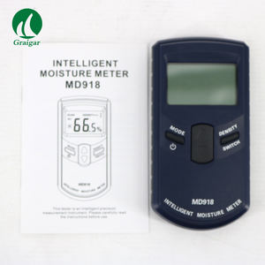 เครื่องวัดความชื้นขอนไม้ดิจิตอลแบบไม่มีหมุดวัดความชื้นของไม้จาก MD918เป็น80% - Product Image 5