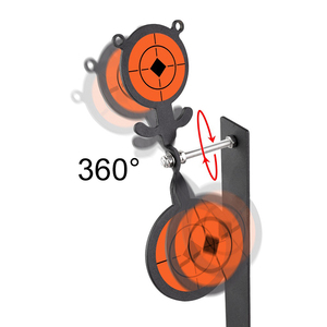DualSide Rotating 3mm Steel Marker Stake with Ground Insert for Outdoor Position Marking and Practice Durable Alloy Spinner - Product Image 4