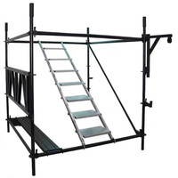 Support à manivelle modulaire léger pour éclairage de scène, hauteur réglable, barre transversale intérieure/extérieure, capacité de charge 80 kg