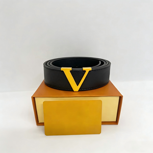 Cintura in Pelle di Lusso Personalizzata con Fibbia a V, Design alla Moda per Uomo e Donna - Product Image 4