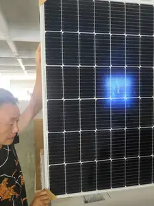 Solar Cell Panel Free Shipping High Efficiency Half Cell 450w 440w Solar Pv Panel Painel