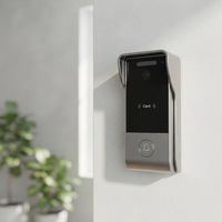 Videoportero Familiar de 7 Pulgadas con Intercomunicador, RFID, IR-Cut, HD 1000TVL, Cámara con 4 Botones, 4 Monitores y 1 Cerradura Eléctrica