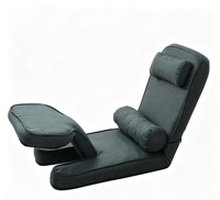 Canapé-lit ergonomique multifonctionnel pliable et détachable, style minimaliste, avec support lombaire pour se détendre