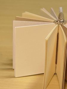 Mymoonpie Factory Price Custom Handmade Vintage Floral Leather Hardcover Coptic Journal (A5/A4) for Journaling Lovers - Product Image 2
