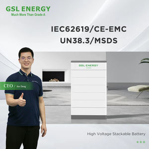 Sistema de Armazenamento de Energia GSL ENERGY com Bateria Lifepo4 de Grande Capacidade para Casa, Alta Tensão, 10KW, 15kWh, 20kWh, 25kWh, Bateria Empilhada - Product Image 2
