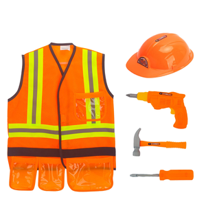 Costumes de cosplay en plastique unisexes pour enfants, vêtements d'ingénieur, uniformes de carrière, ensemble de jeu de rôle, ensemble d'outils, jouets d'Halloween, cadeaux - Product Image 1