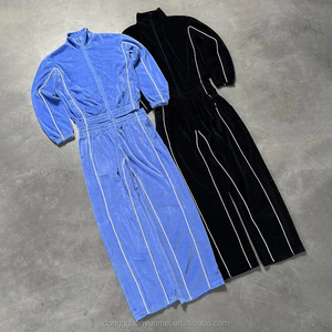 Ensemble de Survêtement Sportif Velours Réfléchissant Surdimensionné de Gros pour Hommes - Product Image 1